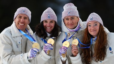 Переможці мікстестафети Олімпійських ігор-2026 - збірна Франції