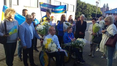 У Миколаєві зустріли учасників та призерів паралімпіади у Токіо
