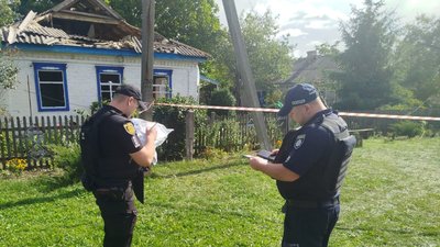 В Олександрійському районі поліція документує воєнний злочин РФ після атаки