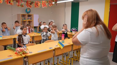 В Біленькому на Запоріжжі почали навчальний рік у підземній школі