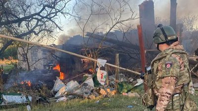 Наслідки обстрілу Донеччини