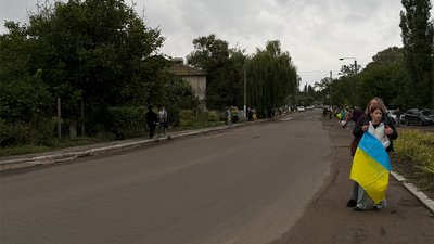 Олег Чокан, прощання з військовим на Одещині, Миколаївка, живий коридор