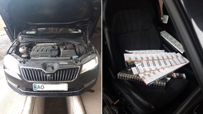 Вилучили авто: українка намагалася перевезти до Румунії майже 200 пачок контрабандних сигарет