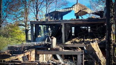 На Закарпатті сталася пожежа на гірськолижному курорті на горі Красія