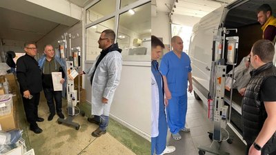 Миколаївська лікарня отримала пристрій для підігріву препаратів крові