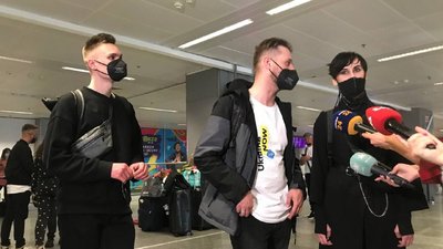 Гурт "Go_A" повернувся в Україну. Їх зустріли як переможців