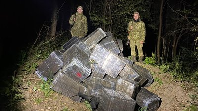 22 тисячі пачок сигарет виявили прикордонники біля кордону з Румунією