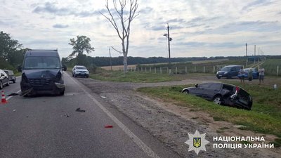 На Полтавщині сталася ДТП, унаслідок якої травмувалися дві людини