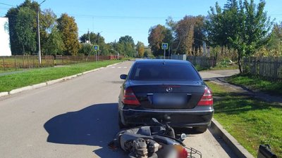 На Полтавщині в аваріях травмувалися чоловік та дитина