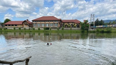 На Закарпатті провели тренування водолазів На Закарпатті провели тренування водолазів