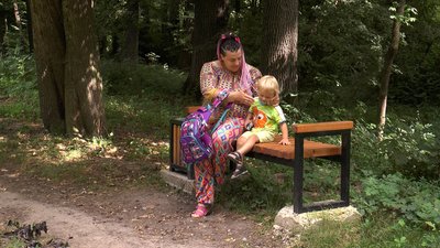 Ольга Тут з сином Ольга Тут з сином