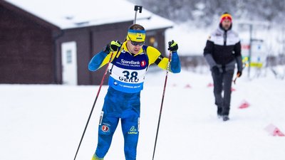 Денис Насико, український біатлоніст у сезоні Кубка IBU 2024/25.