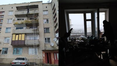 На Рівненщині чоловік хотів зістрибнути з балкона п'ятого поверху