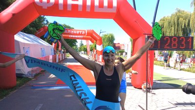 Серед жінок на змаганнях з бігу та плавання SwimRunIF в Івано-Франківську перемогла киянка Сабіна Романова Серед жінок на змаганнях з бігу та плавання SwimRunIF в Івано-Франківську перемогла киянка Сабіна Романова