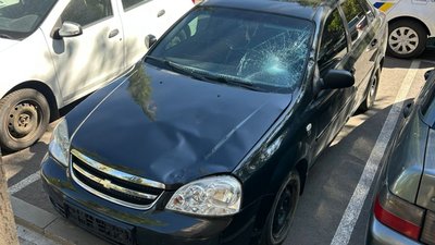 Пошкоджена внаслідок аварії машина