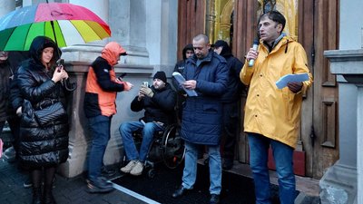 Святослав Літинський розповідає про результати мітингів Святослав Літинський розповідає про результати мітингів