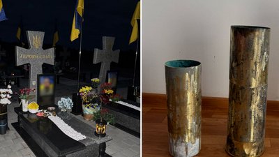 Житель Рівненщини ймовірно викрадав та продавав гільзи з могил військових
