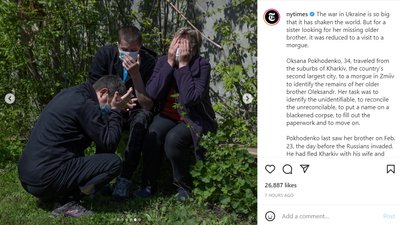Рідні опізнали двох жителів Гусарівки на Ізюмщині, вбитих під час російської окупації Рідні опізнали двох жителів Гусарівки на Ізюмщині, вбитих під час російської окупації