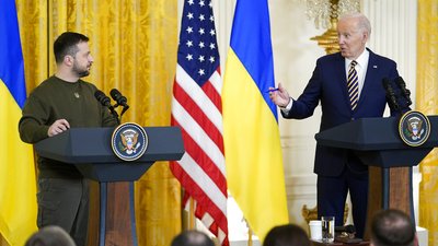 Зустріч Зеленського з Байденом, США оголосили про пакет допомоги Україні на 1,8 млрд доларів. 301 день війни. Онлайн Зустріч Зеленського з Байденом, США оголосили про пакет допомоги Україні на 1,8 млрд доларів. 301 день війни. Онлайн