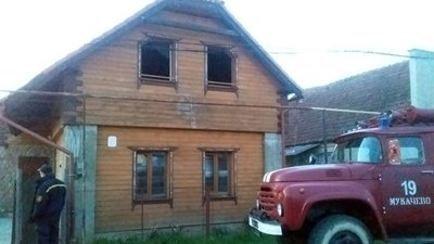 На Мукачівщині сталася пожежа у житловому будинку