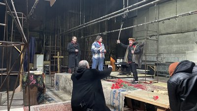 "Саша, винеси сміття": в одеському театрі готують виставу про воєнні часи. ВІДЕО