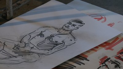 В Запоріжжі до дня добровольця написали 8 картин В Запоріжжі до дня добровольця написали 8 картин