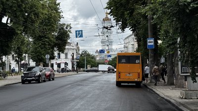 Дорога на Петропавлівській вулиці, Суми, 15 червня 2026 року.
