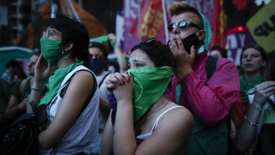 Акції на підтримку абортів в Аргентині