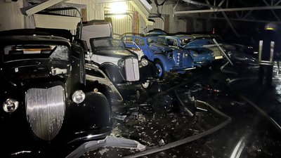 Після російської атаки є пошкодження в чотирьох районах Київщини, зокрема постраждав музей ретро-автомобілів — Калашник Після російської атаки є пошкодження в чотирьох районах Київщини, зокрема постраждав музей ретро-автомобілів — Калашник