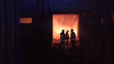 Пожежа зернового складу