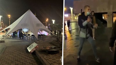 Конфлікт біля агітнамета в центрі Харкова поліція розслідує як хуліганство