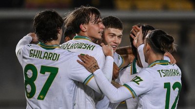 Артем Довбик, український футболіст у складі "Роми" сезону 2025/26