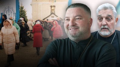 Священники громад ПЦУ та УПЦ в Томашполі