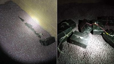 На Закарпатті у вантажному потязі виявили приховані під рудою 75 блоків сигарет