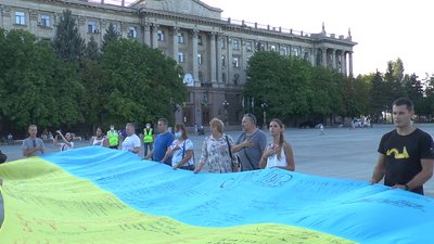 Миколаївці долучились до акції "Прапор єдності"