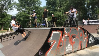 У Сумах змагалися самокатери, скейтери та BMXери