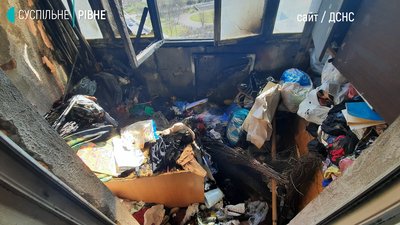 Пожежа у Рівному: так куховарили, що загорівся балкон