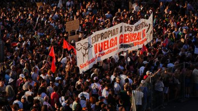 Протести в Мадриді