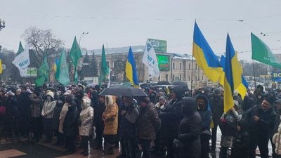 "Ні фіскалізації": у Харкові підприємці пікетують обладміністрацію