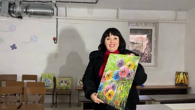 Картини для укриттів: у Тернополі художники безплатно роздають дітям свої роботи Картини для укриттів: у Тернополі художники безплатно роздають дітям свої роботи