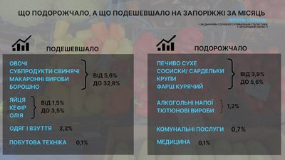 У серпні ціни на споживчому ринку Запорізької області дещо знизились — облстат У серпні ціни на споживчому ринку Запорізької області дещо знизились — облстат
