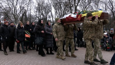 Прощання з бійцями Прощання з бійцями