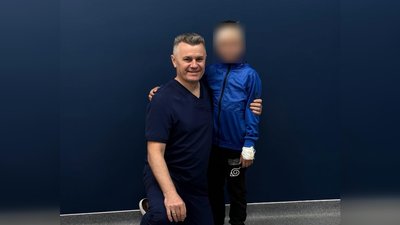 9-річний Назар у лікарні
