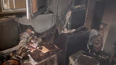 Наслідки пожежі у будинку в селі Іванівці Мукачівського району Наслідки пожежі у будинку в селі Іванівці Мукачівського району