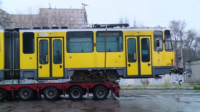 В рамках програми "Запорізький трамвай" місто отримало 10 трамвайних вагонів з Німеччини