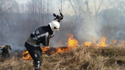 Понад 30 людей гасили пожежу в Балаклійському лісгоспі на Харківщині