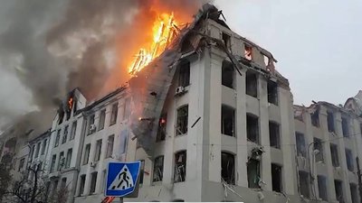 Ранковий ракетний обстріл у Харкові: є травмовані та загиблі Ранковий ракетний обстріл у Харкові: є травмовані та загиблі