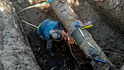 ремонт водопроводу 400 мм кропивницький