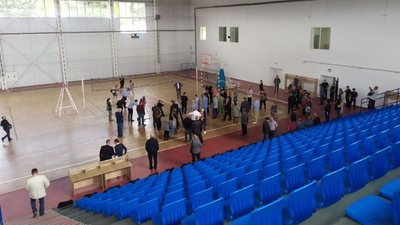 Рівненщині відкрили спорткомплекс "Сарни-Арена" Рівненщині відкрили спорткомплекс "Сарни-Арена"