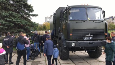 У Львові презентували виставку військової техніки